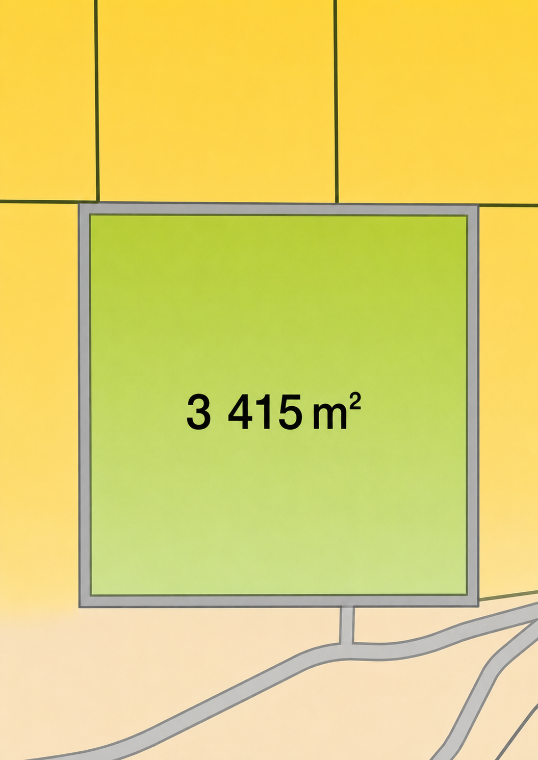 Predám Pozemok Papradno - Investičná príležitosť, 3415 m2