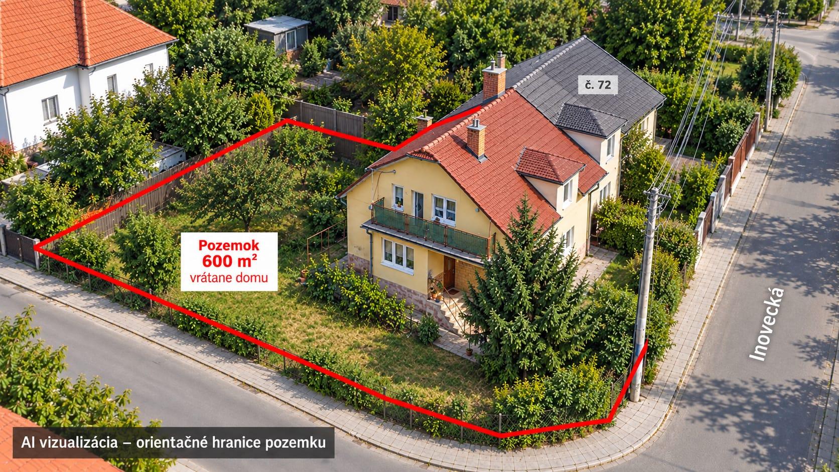 RODINNÝ DOM S DVOMI BYTOVÝMI JEDNOTKAMI – INOVECKÁ ULICA, TRENČÍN
