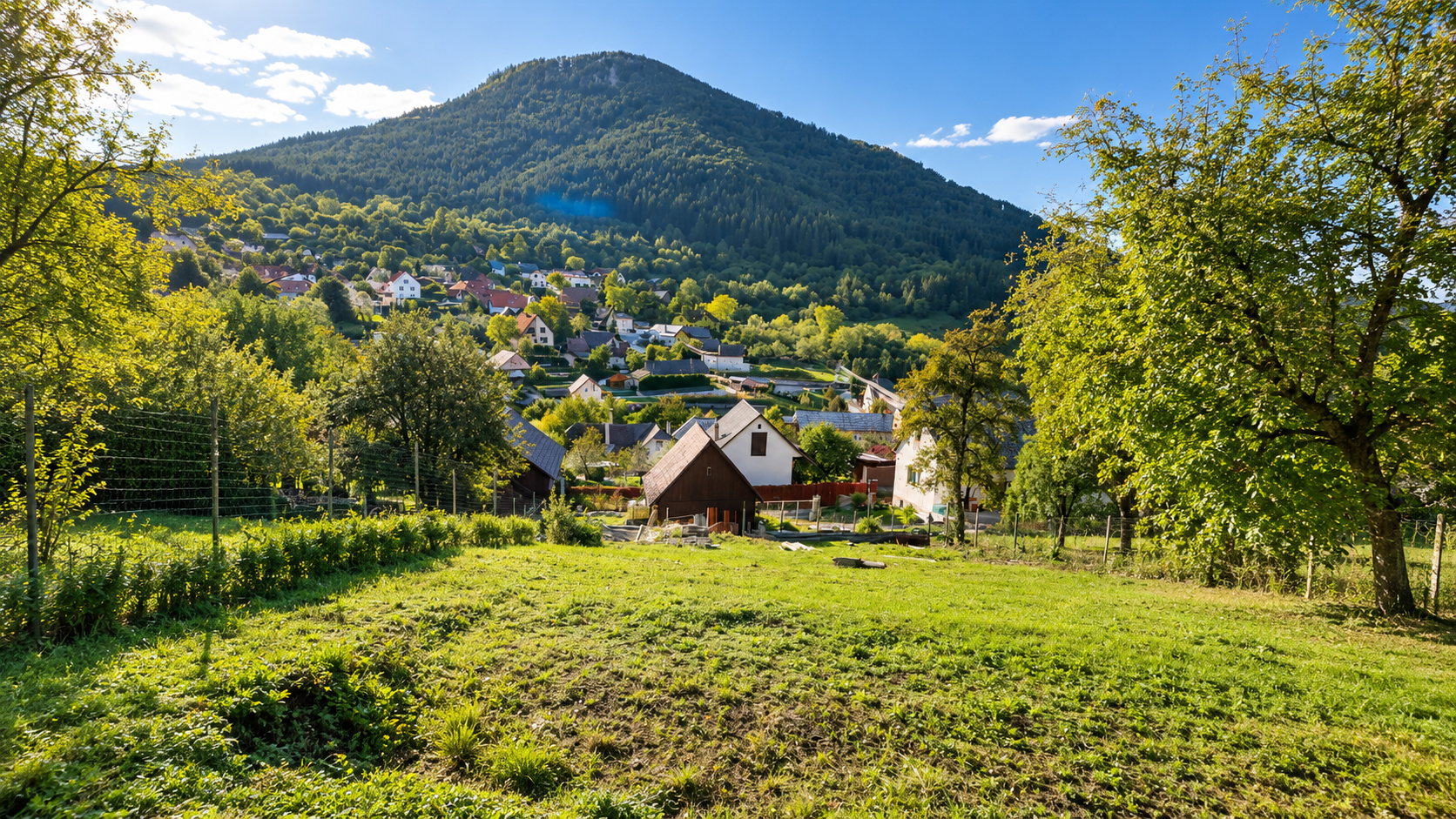 Stavebný pozemok 750 m2 v Košeckom Podhradí s nádherným výhľadom